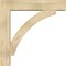 Ekena Millwork Thorton Block Rough Sawn Bracket w/ Offset Brace, Douglas Fir, 8"W x 40"D x 40"H BKT0806X40X40THR05RDF - alternate 3